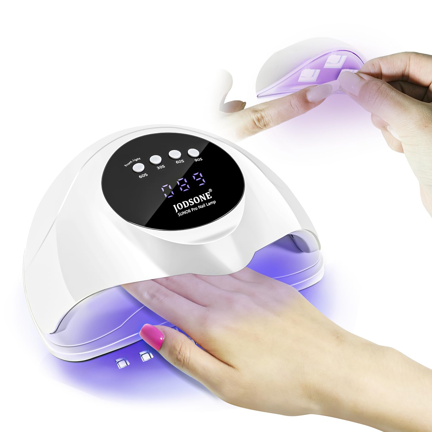 JODSONE U V LED Nail Lamp, Nail Dryer for Gel Polish, Led Light with Automatic Sensor & 4 Timers